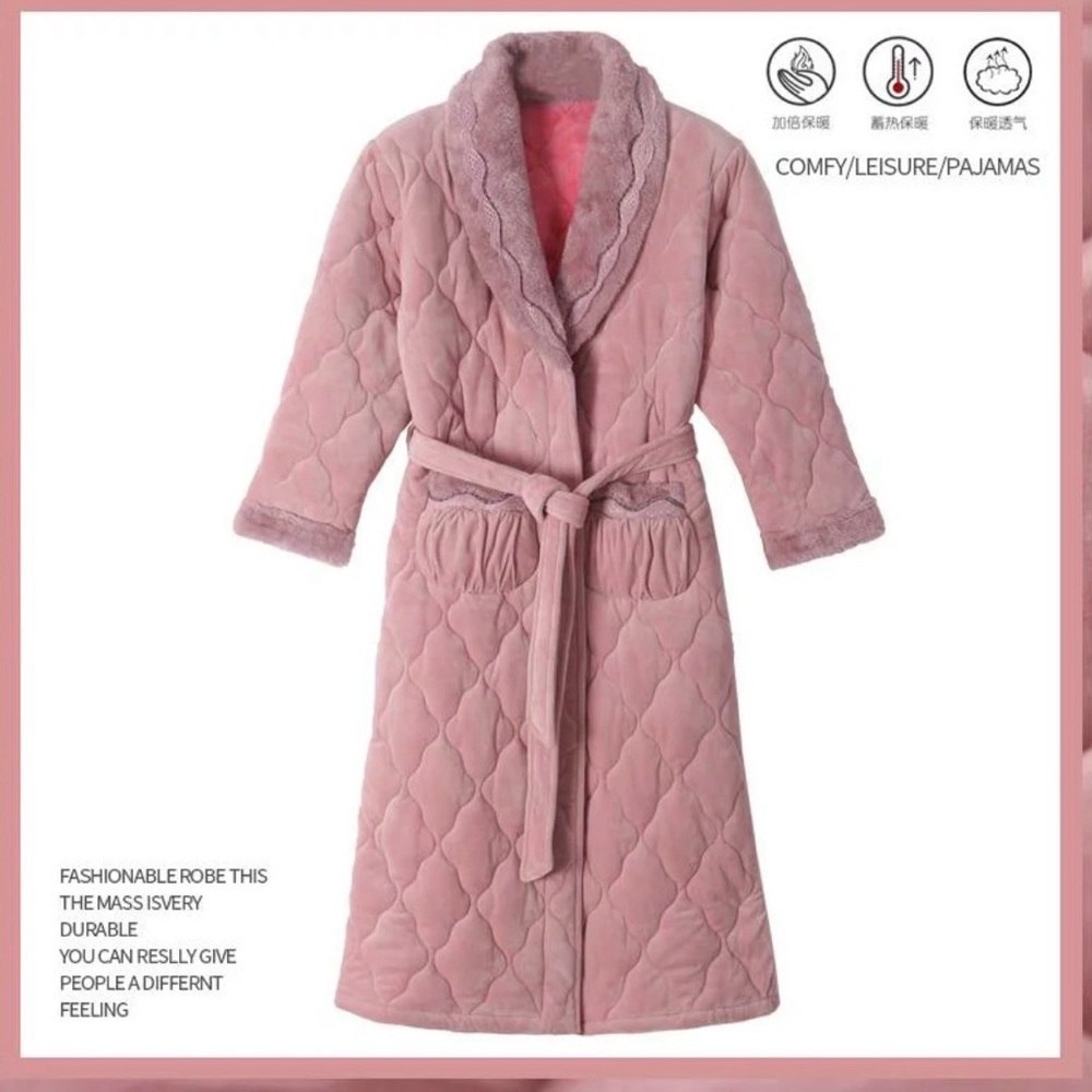 Pink Quilted Women's Sweater